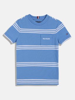 Tommy Hilfiger - Boys Striped Regular-Fit Cotton T-shirt