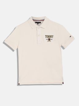 Tommy Hilfiger - Boys Logo Regular-Fit Cotton Polo T-shirt