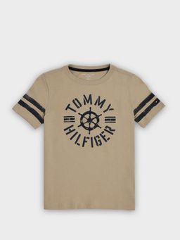 Tommy Hilfiger - Boys Logo Regular-Fit Cotton T-shirt