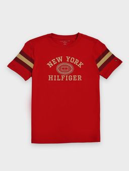 Tommy Hilfiger - Boys Logo Regular-Fit Cotton T-shirt