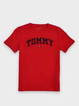 Tommy Hilfiger - Boys Logo Regular-Fit Cotton T-shirt