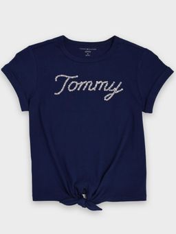 Tommy Hilfiger - Girls Logo Regular-Fit Cotton T-shirt
