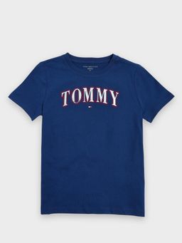 Tommy Hilfiger - Girls Logo Regular-Fit Cotton T-shirt