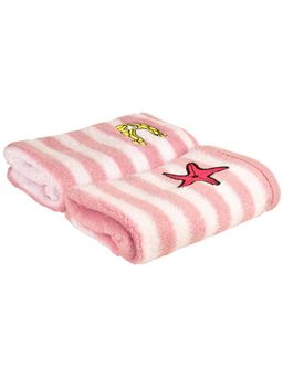 My Milestones - Kids Pink Hand Towel Super Soft Absorbent (Pack of 2)