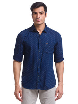 Parx - Dark Blue Casual Shirt
