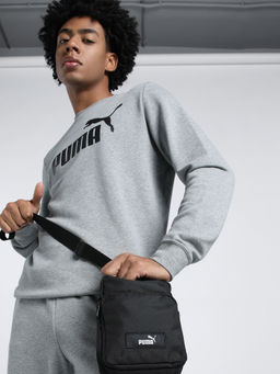 Puma - Ess No. 1 Logo Crew Men Grey Sweatshirt