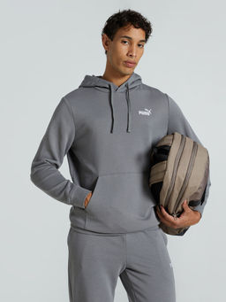 Puma - Esmall No. 1 Logo Men Grey Hoodie