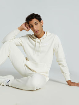 Puma - Esmall No. 1 Logo Men Cream Hoodie