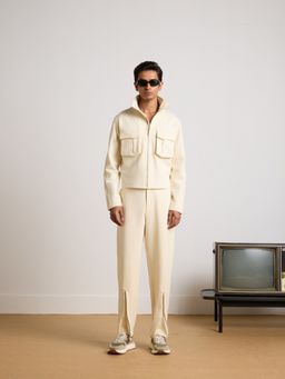 Muvazo - Snow Veil High Neck Co-Ord (Set of 2)