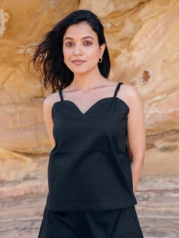 Babli - Royal Black Camisole