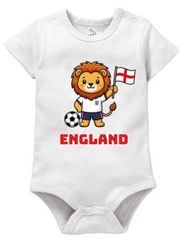 Zeezeezoo - Animal England Printed Cotton Onesie