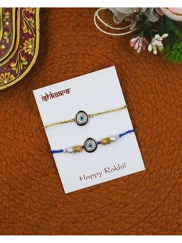 ISHKAARA - Blessed Gaze Bhaiya Bhabhi Rakhi Combo