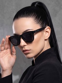 ROYAL SON - Black Polarized Sunglasses for Unisex