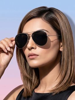 ROYAL SON - Stylish Uv Protection Aviator Goggles for Men & Women - Sg-Rs7070-C2 (58)