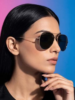ROYAL SON - Trendy Uv Protection Aviator Sunglasses for Men & Women - Sg-Rs7070-C4 (58)