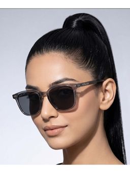 ROYAL SON - Ro Metal Silver Frame Black Lens Oval Rimless Sunglasses- Rio_Monochrome_20268 (48)