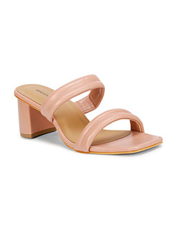 MOZAFIA - Pink Latest Ladies Block Heels
