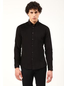 Bruun & Stengade - LINDBERGH Men Black Solid Shirt