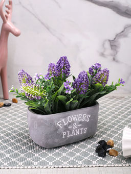 Tayhaa - Lavender Artificial Plant with Pot