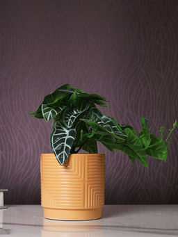 Tayhaa - Brown Palm Artificial Plant with Pot