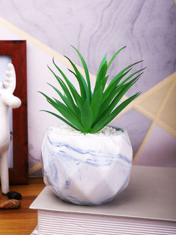 Tayhaa - Blue Succulent Artificial Plant with Pot