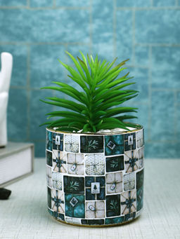 Tayhaa - Melange Fern Artificial Plant with Pot