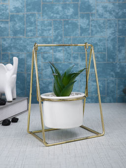 Tayhaa - Succulent Artificial Plant with Pot & Stand