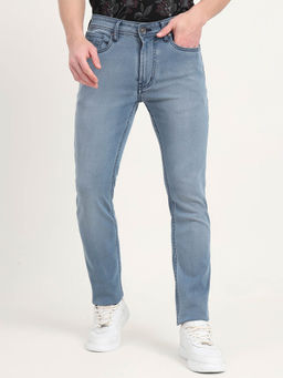 JadeBlue - Ice Blue Cotton Blend Washed Jeans