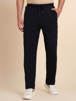 JadeBlue - Men's Blue Cotton Blend Track Pant