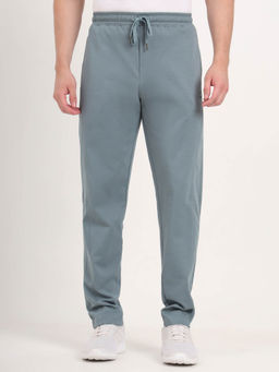 JadeBlue - Fosty Blue Solid Regular Fit Track Pant