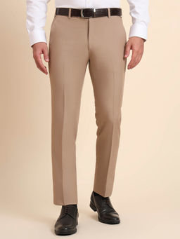 Metal - Khaki Slim Fit Formal Trousers
