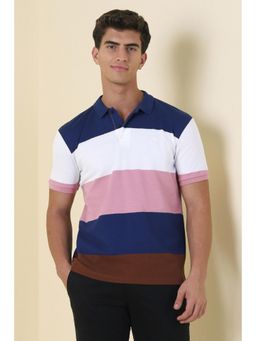 Allen Solly - Men Multi Stripe Polo T-Shirt