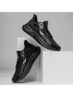 Red Tape - Mens Textured Black Walking Shoes