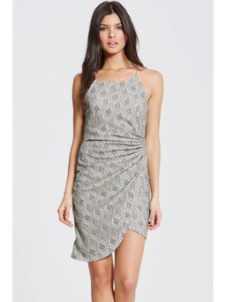 Girls on Film - Grey Lace Dress (UK 16)