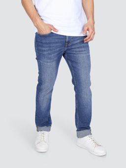 Lee - Men Blue Travis Slim Tapered Fit Mid Rise Jeans
