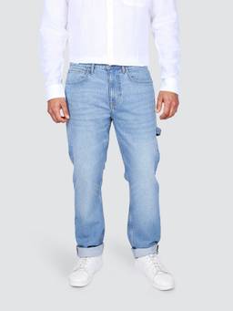 Lee - Men Blue Mick Comfort Fit Mid Rise Light Fade Jeans