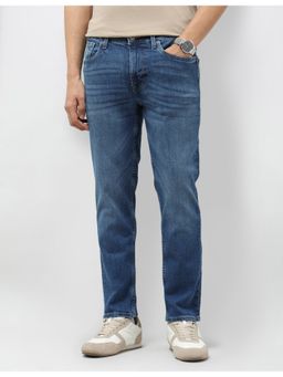 U.S. Polo Assn. Denim Co. - Men Cole Comfort Cropped Fit Blue Jeans