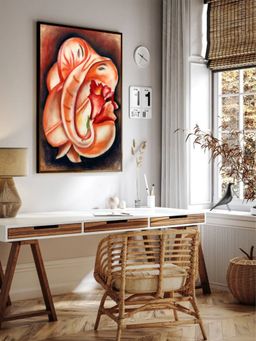 The Art House - Abstract Painting Multicolor (40X30 Inches)