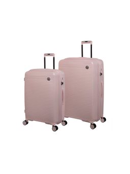it luggage - Spontaneous Pink Set of 2 28-24 Inches Hardsided TSA Luggage Trolley