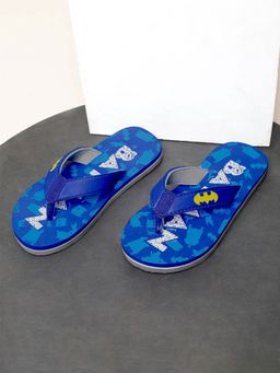 Kidsville - Boys Batman Printed Blue Soft Cushion Flipflops