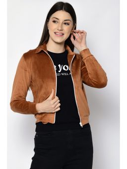 PRETTY LOVING THING - Women Solid Casual Jacket In Brown