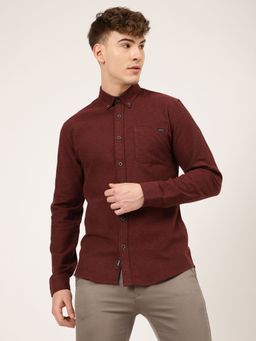 Bruun & Stengade - LINDBERGH Men Red Solid Shirt