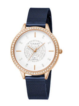 Strand by Obaku - Fjord White Dial Quartz Watch For Women (S711LXVIML)