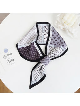 CrossKulture - Women Multi-Color Printed Satin Scarf