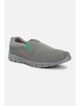 Reebok - Mens Leap Slip On Running Shoes Grey