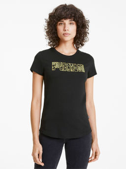 Puma - Summer Womens Black T-Shirt