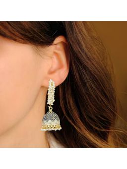 Bdiva - Gold Plated Pearl Drop Earrings