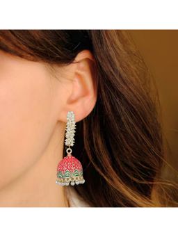 Bdiva - Gold Plated Pearl Drop Earrings