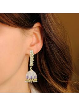 Bdiva - Gold Plated Pearl Drop Earrings