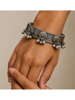 Bdiva - Oxidized Bangle - Ghungroo Elegance